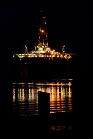 Cromarty Firth rig and Emigrants’ Stone. Kenny Taylor