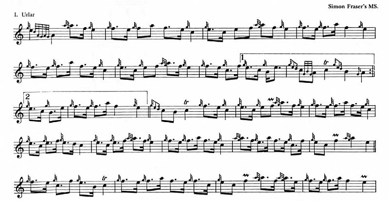 Part of Cumha Dhomhnaill Dhuaghail Mhic Aoidh/Lament for Donald Duaghal MacKay