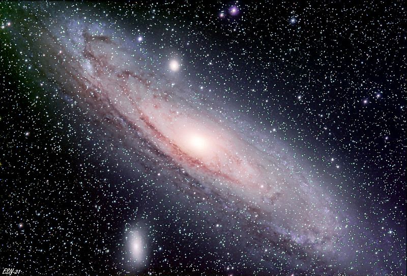 Andromeda Galaxy, as seen from Kattfjord, northern Norway - Erling Sverre Nordøy